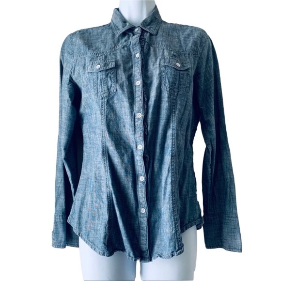 GAP chambray shirt size M - Picture 1 of 11